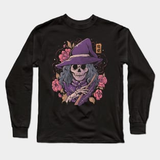 Magic Death - Witch Skull Goth Gift Long Sleeve T-Shirt